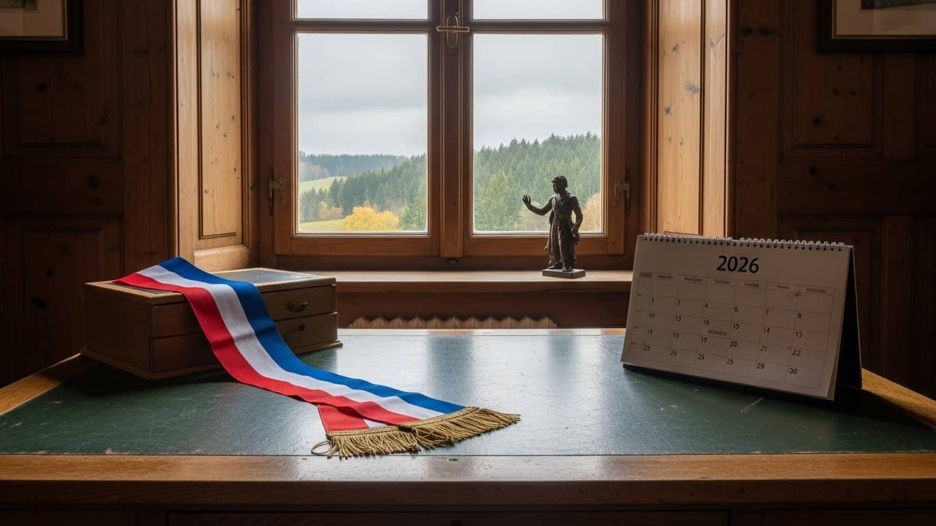 Après quatre décennies à la tête d’un petit village du Jura, un maire emblématique raccroche l’écharpe. Derrière ce choix personnel, une vague de démissions qui inquiète pour les municipales 2026.