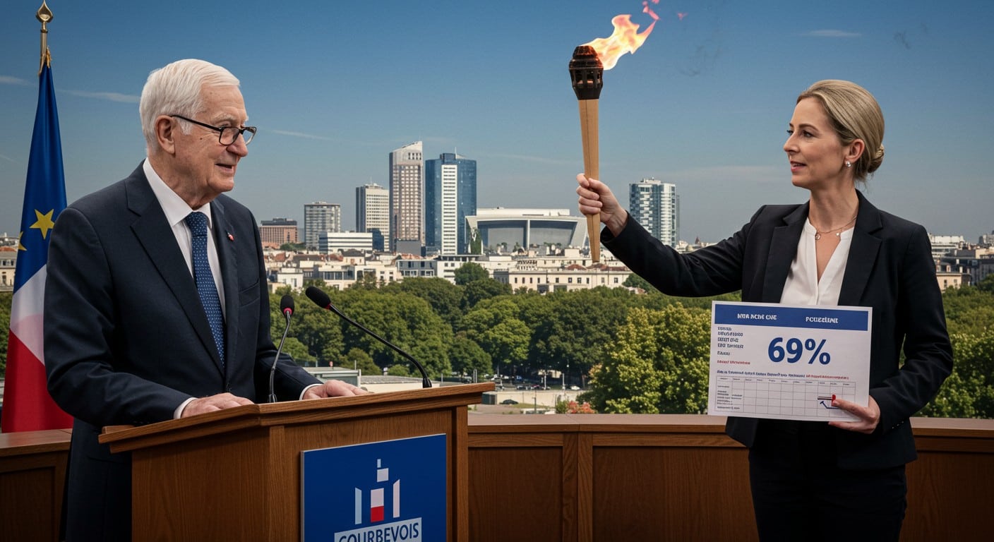 Un sondage choc à Courbevoie : 69% veulent que le maire de 85 ans cède la place pour 2026. Sa rivale l'appelle à la soutenir. Découvrez les enjeux d'une bataille locale explosive.