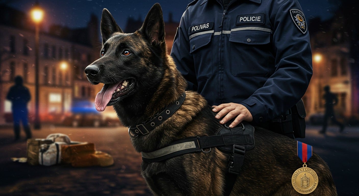 Découvrez l'incroyable carrière de Murphy, chien policier de Beauvais qui a flairé 70 000 € de stupéfiants. Une retraite méritée après 9 ans de service héroïque !