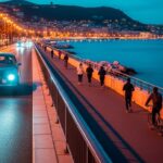 Nice : Voitures de Retour sur le Quai des États-Unis