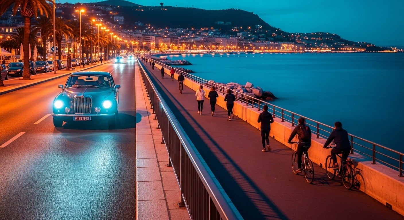À Nice, la justice oblige la ville à rétablir le double sens automobile sur le quai des États-Unis. Fin de la grande piste cyclable post-Covid : piétons et vélos devront partager moins d’espace. Décryptage complet d’une décision qui divise.