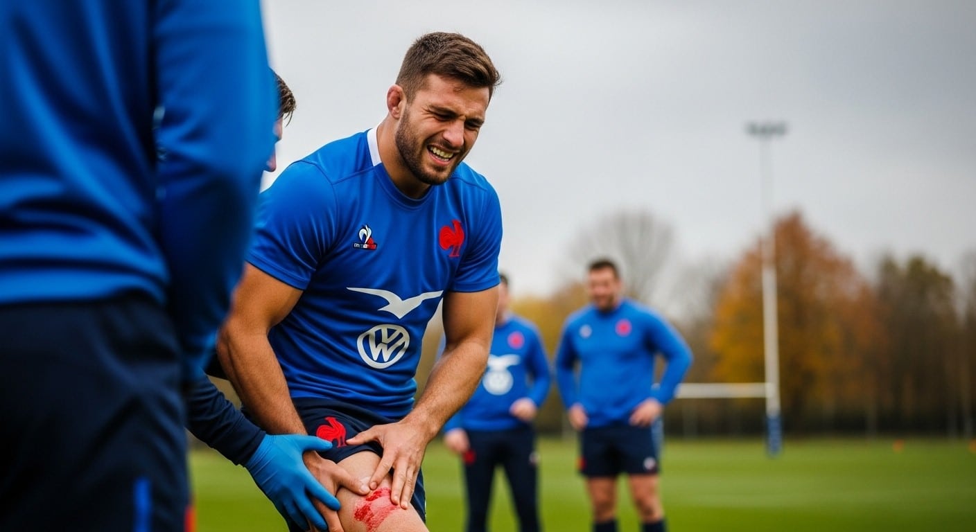 Découvrez pourquoi Nolann Le Garrec quitte la tournée d'automne du XV de France après sa blessure. Analyse des impacts sur les matchs contre Fidji et Australie.