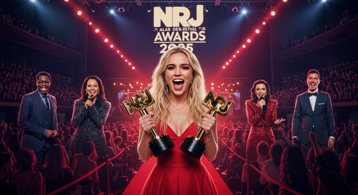 Découvrez les moments forts des NRJ Music Awards 2025 à Cannes : Helena et les ex-Star Academy dominent, Ed Sheeran brille, Gims enflamme. Palmarès complet et surprises !