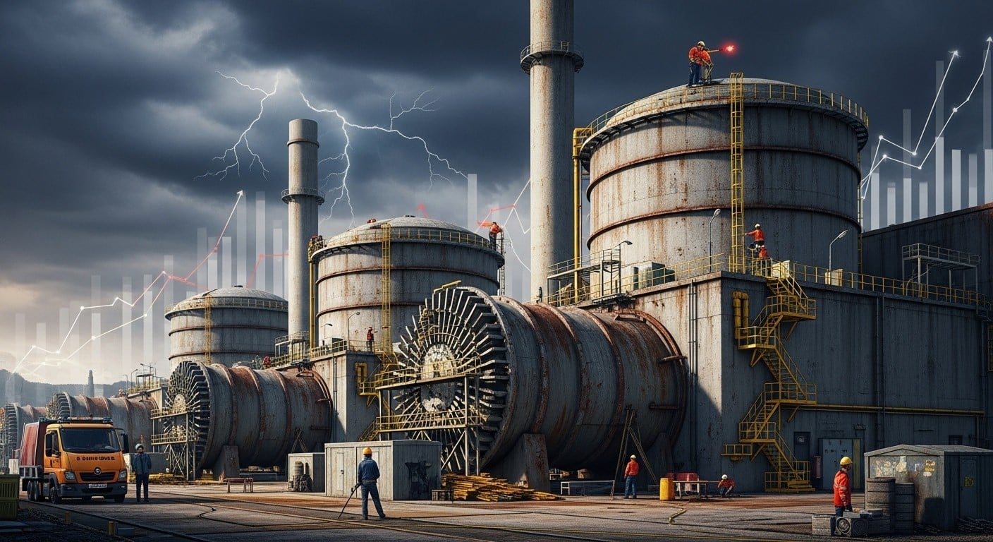 Découvrez pourquoi l'entretien des vieux réacteurs nucléaires français fait flamber la facture. Rapport choc sur le vieillissement et les dépenses en hausse continue.