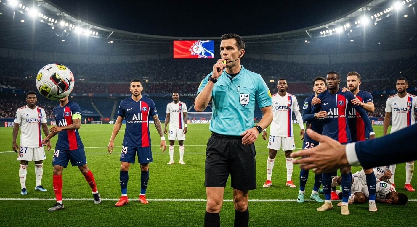 Découvrez l'analyse détaillée des décisions arbitrales controversées lors du OL-PSG (2-3). Pénaltys manqués, fautes ignorées : l'arbitre s'est-il trompé ? Plongez dans les faits.