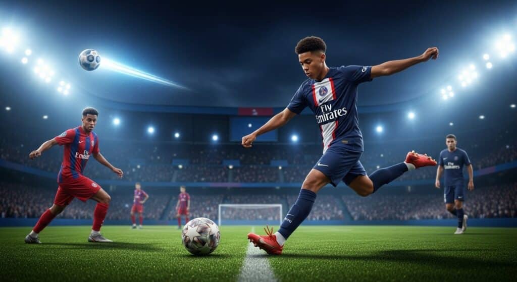 OL-PSG : Zaïre-Emery Ouvre le Score en Beauté