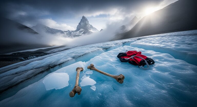 Ossements Identifiés sur Glacier Suisse