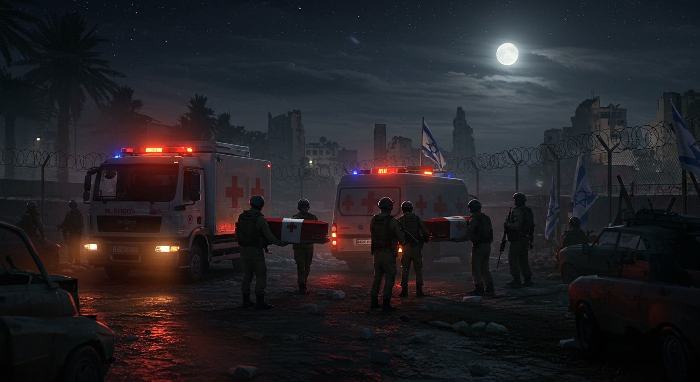 Découvrez les derniers développements sur la trêve à Gaza : remise de trois corps d'otages à Israël, tensions persistantes et espoirs pour la paix. Analyse complète.