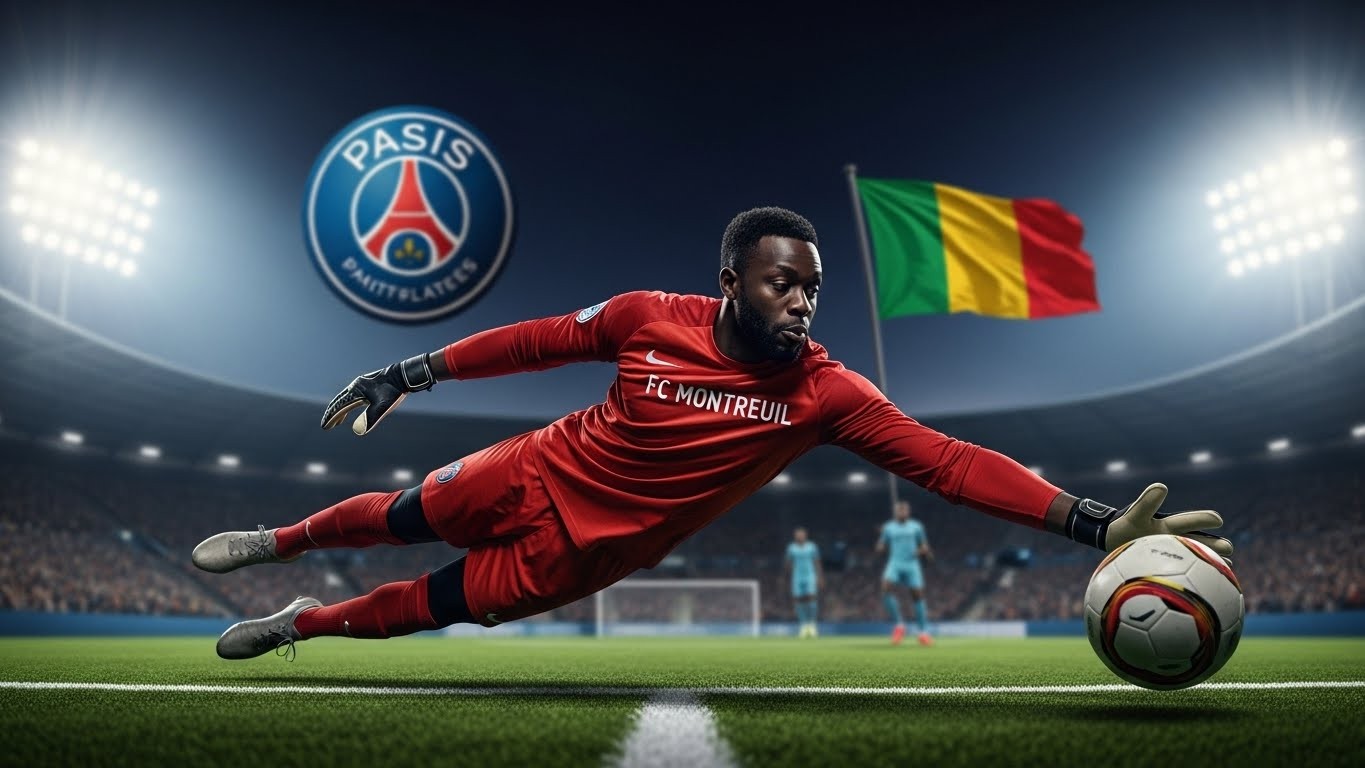 À 38 ans, Oumar Sissoko vit à 200 % : gardien amateur à Montreuil, formateur au PSG et staff des U23 du Mali. Découvrez l’incroyable reconversion de l’ex-pro de Metz avant un 8e tour de Coupe de France historique.