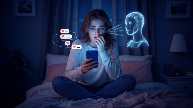 Paniquée par les SMS de Son Crush : Elle Demande à l’IA