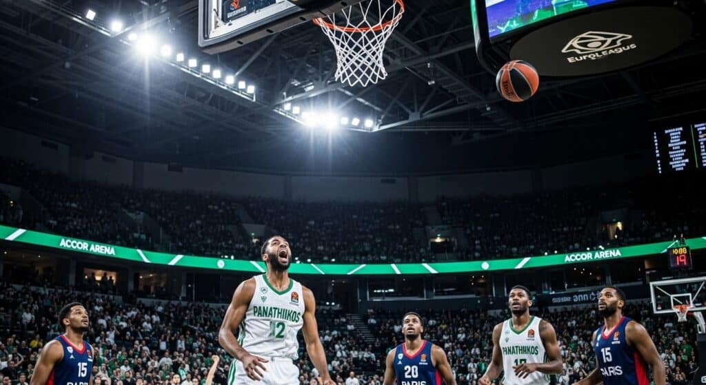 Paris Basketball Battu par Panathinaïkos en Euroligue