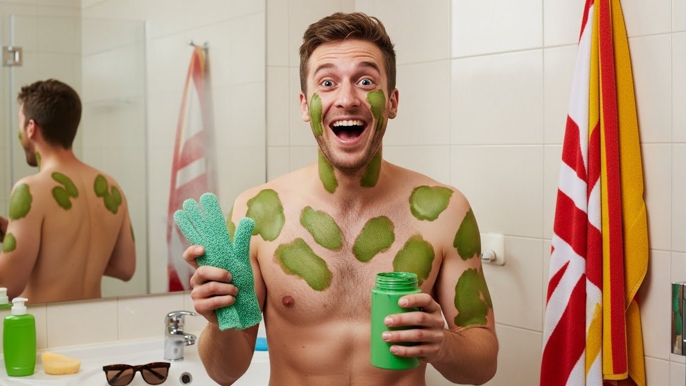 Déguisement raté à Benidorm : un Britannique s’est badigeonné de six couches de peinture textile verte pour devenir Hulk… et n’a plus réussi à l’enlever. L’histoire complète d’un cauchemar vert fluo !