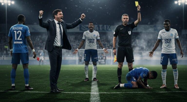 Pélissier Fustige l’Arbitre Après Défaite d’Auxerre