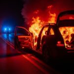 Père Ivre Abandonne sa Fille de 2 Ans dans Voiture en Feu