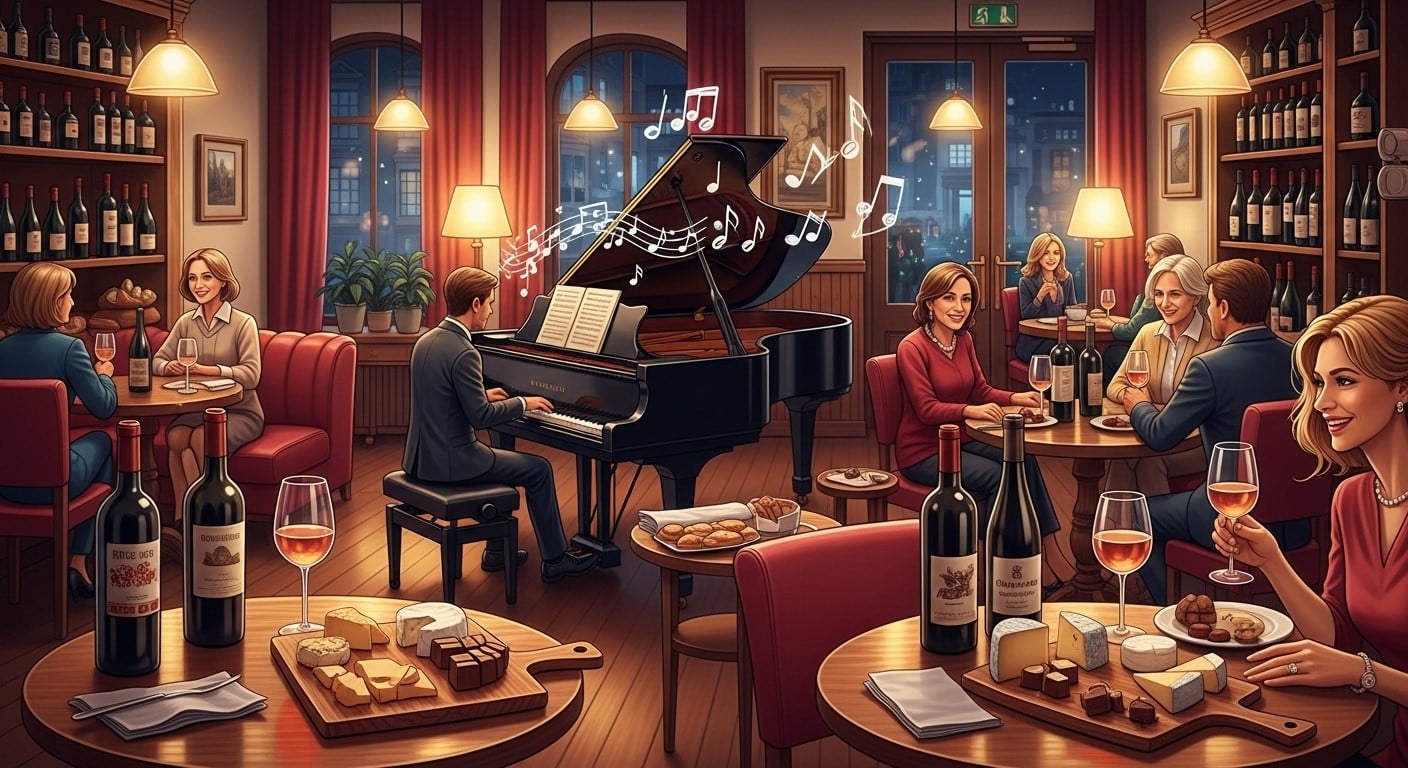 Découvrez à Troyes un piano-bar à vins unique mêlant jazz live, accords vins-fromages surprenants et ambiance cosy. Un lieu épicurien pour fans de musique et gastronomie !
