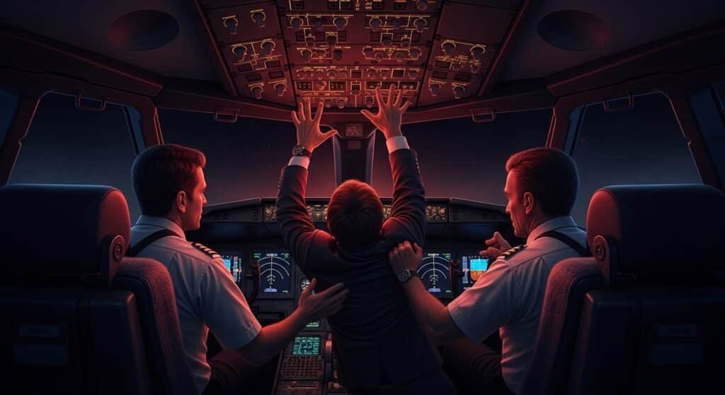 Pilote Sous Champignons : Il Éteint Presque les Moteurs