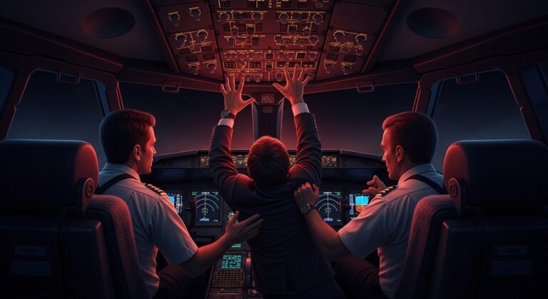 Pilote Sous Champignons : Il Éteint Presque les Moteurs