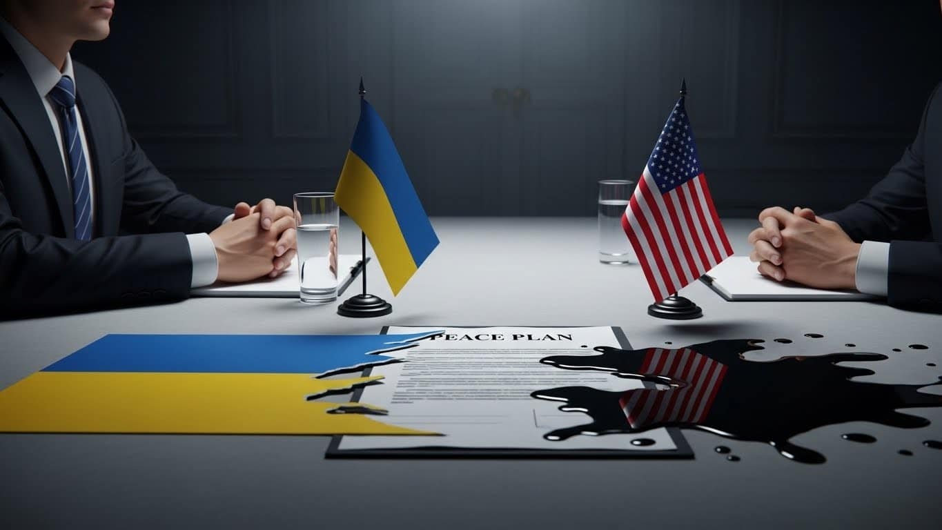 Délégation ukrainienne à Washington pour discuter du plan de paix américain. Entre espoir diplomatique et scandale de corruption interne, où en est vraiment la quête d’une paix juste ? Analyse complète.