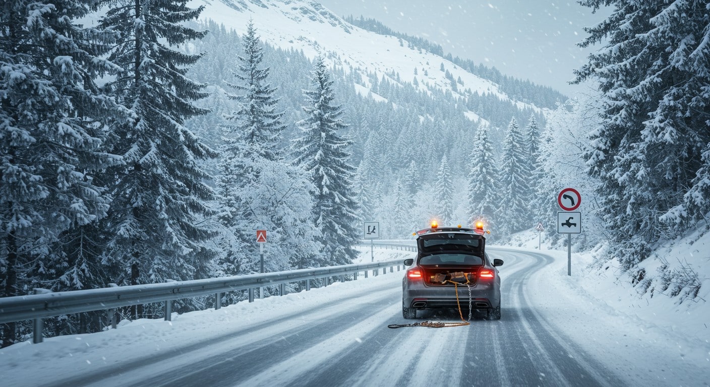 Dès le 1er novembre, pneus hiver ou chaînes obligatoires dans 34 départements montagneux. Une loi de 2021 sans sanction : tout savoir pour rouler en sécurité cet hiver.