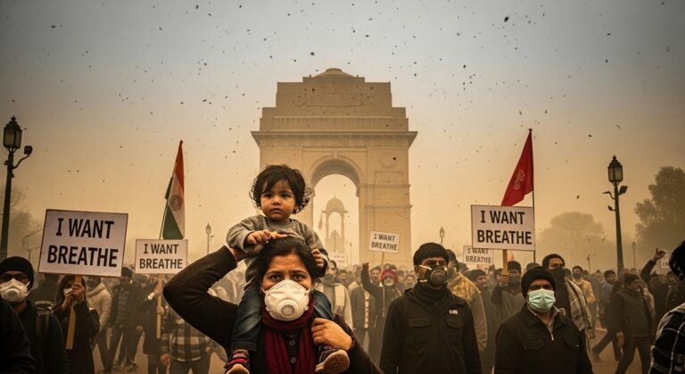 Pollution en Inde : Colère à New Delhi