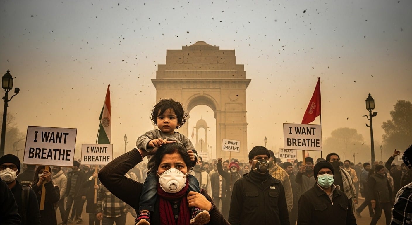 Découvrez la colère des habitants de New Delhi face à la pollution mortelle. Manifestations, santé en danger, solutions urgentes : plongée dans une crise qui étouffe 30 millions d’âmes.