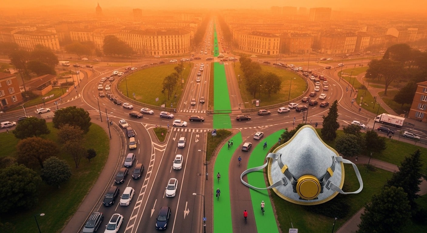 Découvrez comment près d’un Occitan sur trois respire un air chargé en dioxyde d’azote au-delà des normes OMS. Étude choc sur solutions vitesse et mobilités douces.