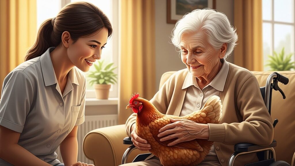 Poules en EHPAD : La Thérapie Animale qui Change Tout