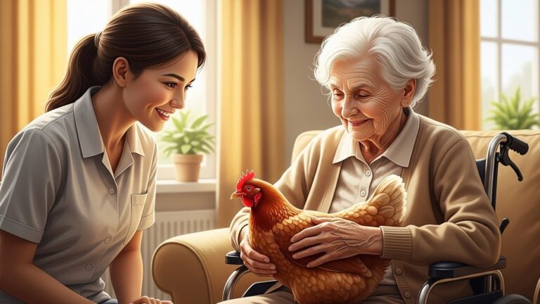 Poules en EHPAD : La Thérapie Animale qui Change Tout