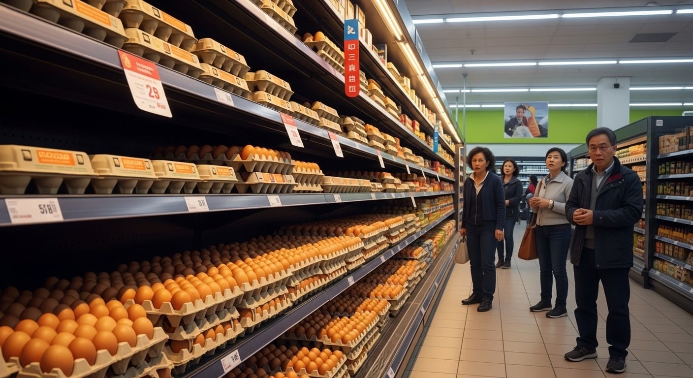 Découvrez les raisons derrière les ruptures ponctuelles d'œufs en magasin. Consommation en hausse de 4,5%, sans pénurie réelle. Analyse complète et conseils pratiques.
