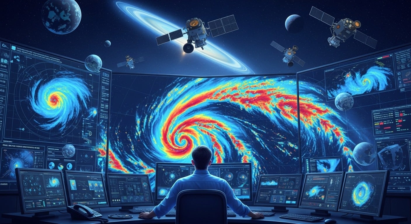 Découvrez les secrets des prévisions météo : un système chaotique analysé par 35 millions de données quotidiennes. Plongez dans les coulisses pour comprendre comment naissent vos bulletins quotidiens.