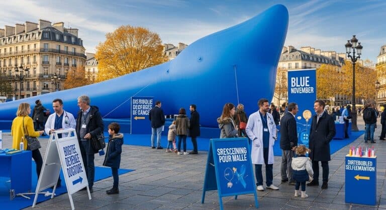 Prostates Géantes pour Sensibiliser aux Cancers Masculins