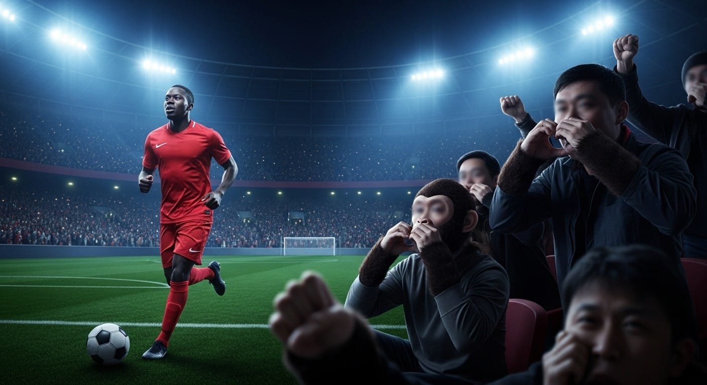 Un club chinois lourdement sanctionné après des cris de singe envers un joueur ghanéen. Derrière l’amende, une vraie question : le football asiatique lutte-t-il enfin contre le racisme ?