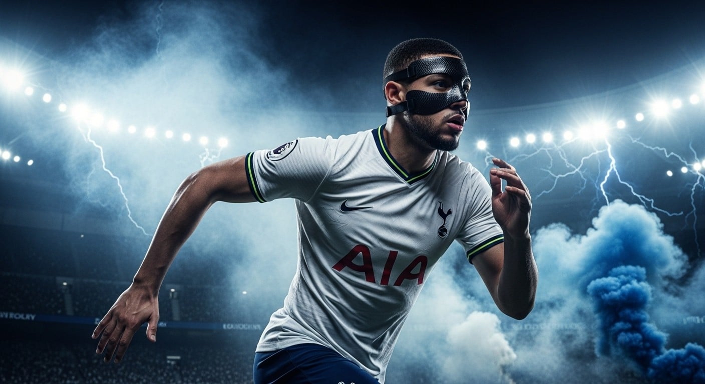 Randal Kolo Muani revient au Parc des Princes avec Tottenham en Ligue des Champions. Prêt mouvementé, blessures, masque protecteur : où en est vraiment l’attaquant français avant ce choc explosif ?