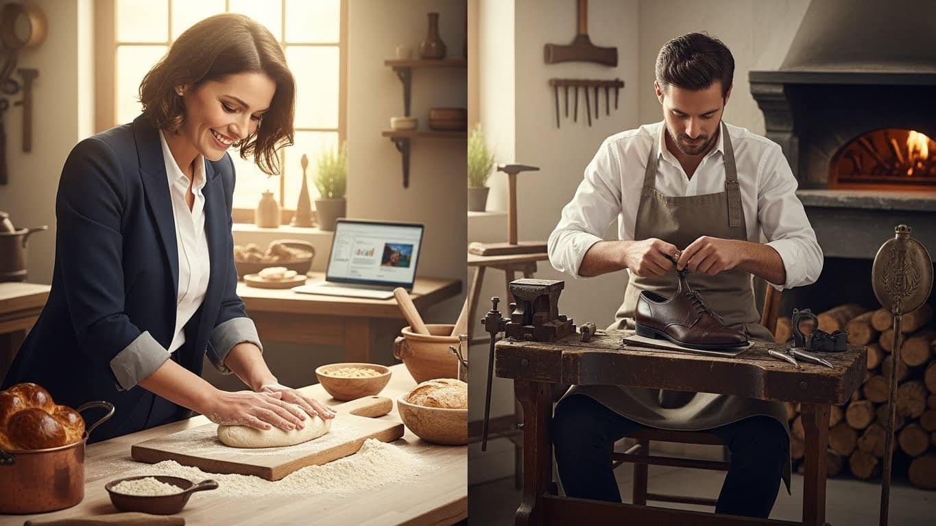 Découvrez pourquoi des milliers de Français plaquent tout pour créer leur entreprise artisanale. +11% en 2024, des reconversions qui changent la vie et font rêver.