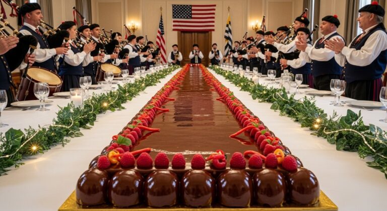 Record de France : Un Entremets de 33,66 m pour Envoyer un Bagad à New York