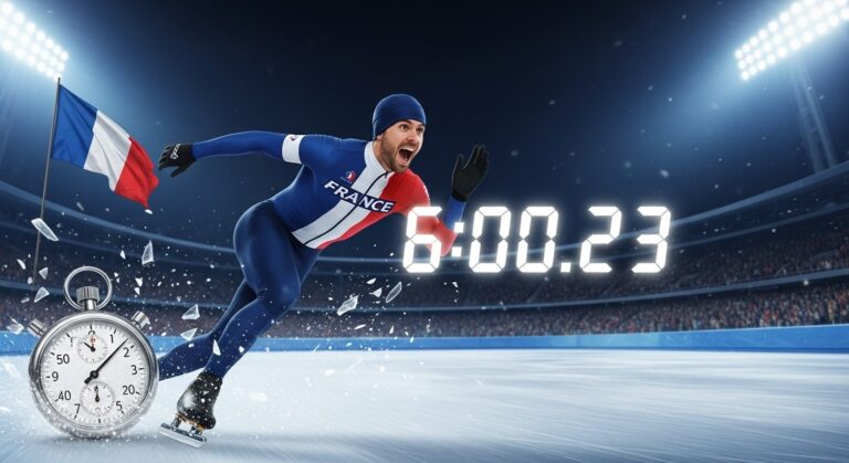 Record du Monde Patinage : Loubineaud Surprend