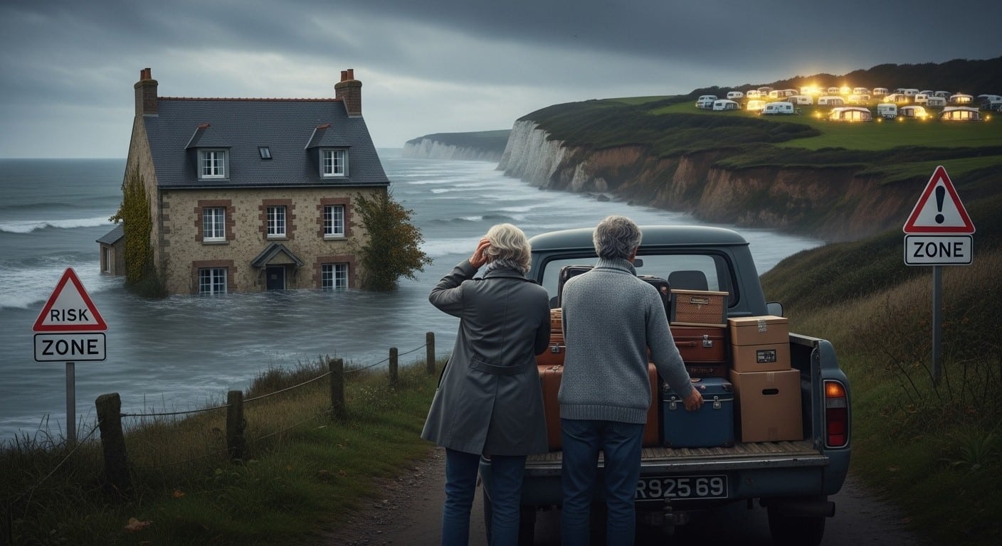 Ils ont tout quitté à cause de la mer qui monte. Découvrez comment les premiers réfugiés climatiques de Normandie ont reconstruit leur vie loin du littoral, entre déchirement et renaissance.