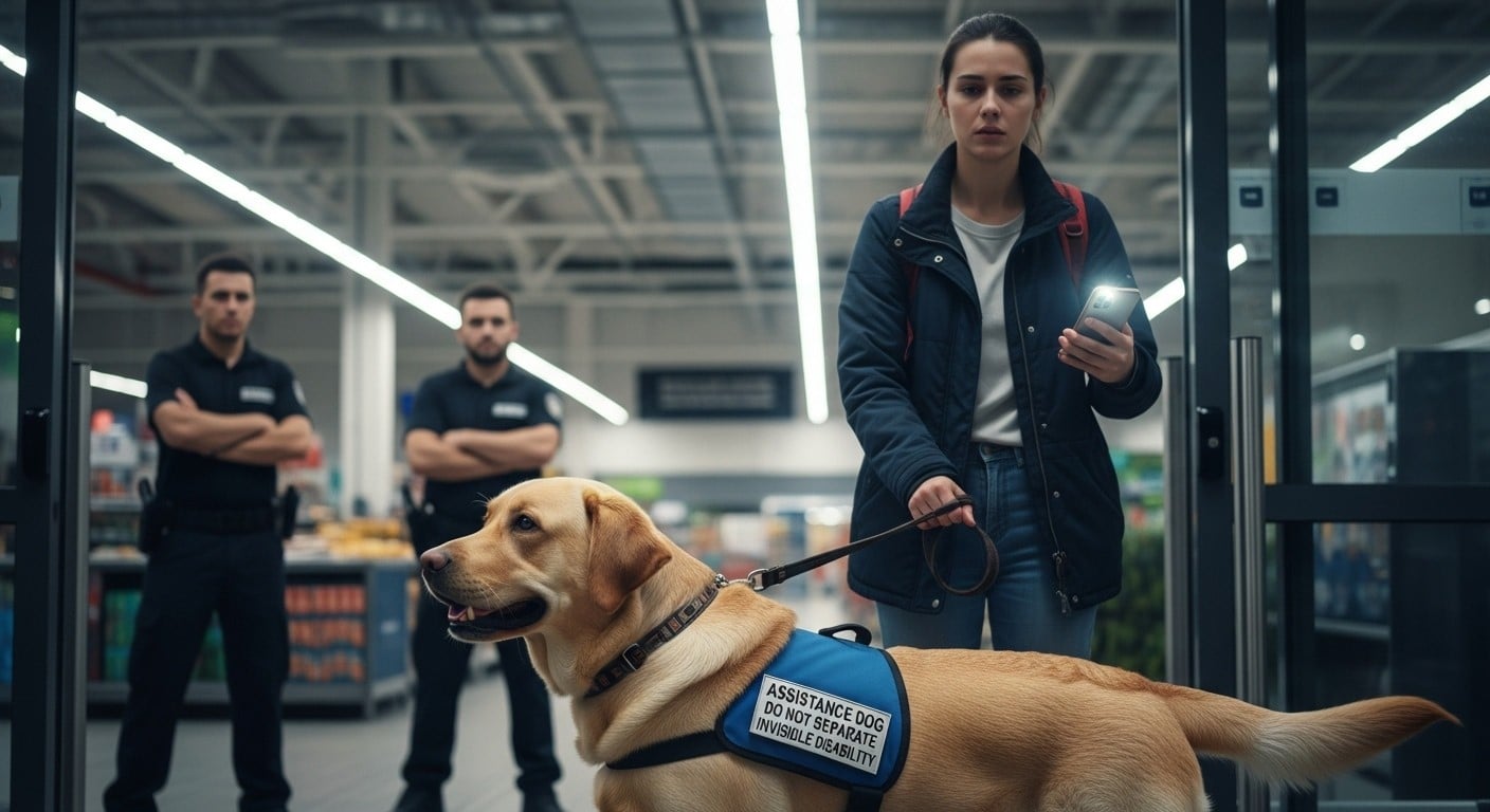 Découvrez l'histoire choc d'une femme autiste refusée dans un supermarché à cause de son chien d'assistance. Handicap invisible, ignorance et excuses : tout ce qu'il faut savoir sur cette affaire qui a fait des millions de vues.