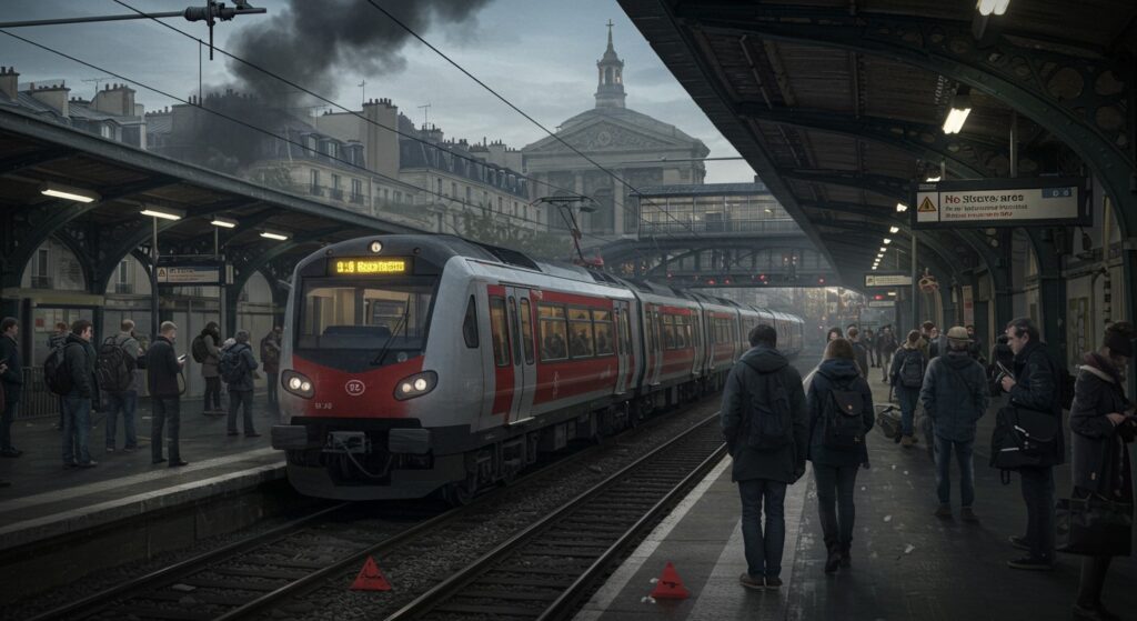 RER C Invalides À l’Arrêt Jusqu’à 10h Après Incendie