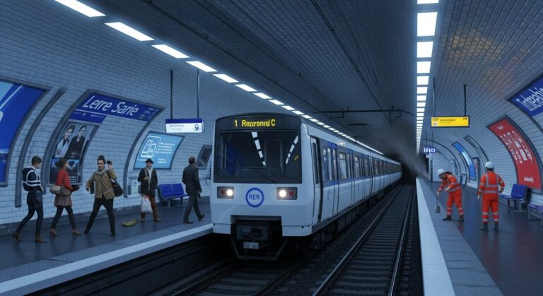RER C Invalides Réouverture Après Incendie