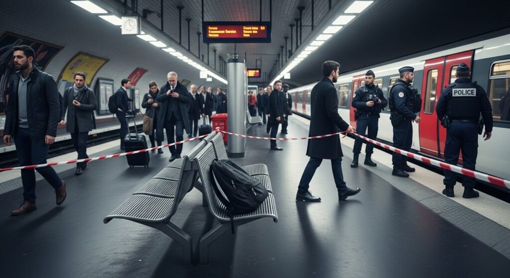 RER E Bloqué à Paris : Bagages Oubliés Paralysent le Trafic