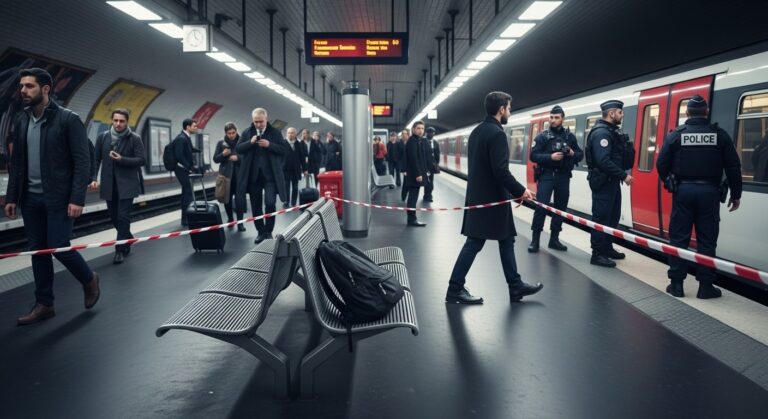 RER E Bloqué à Paris : Bagages Oubliés Paralysent le Trafic