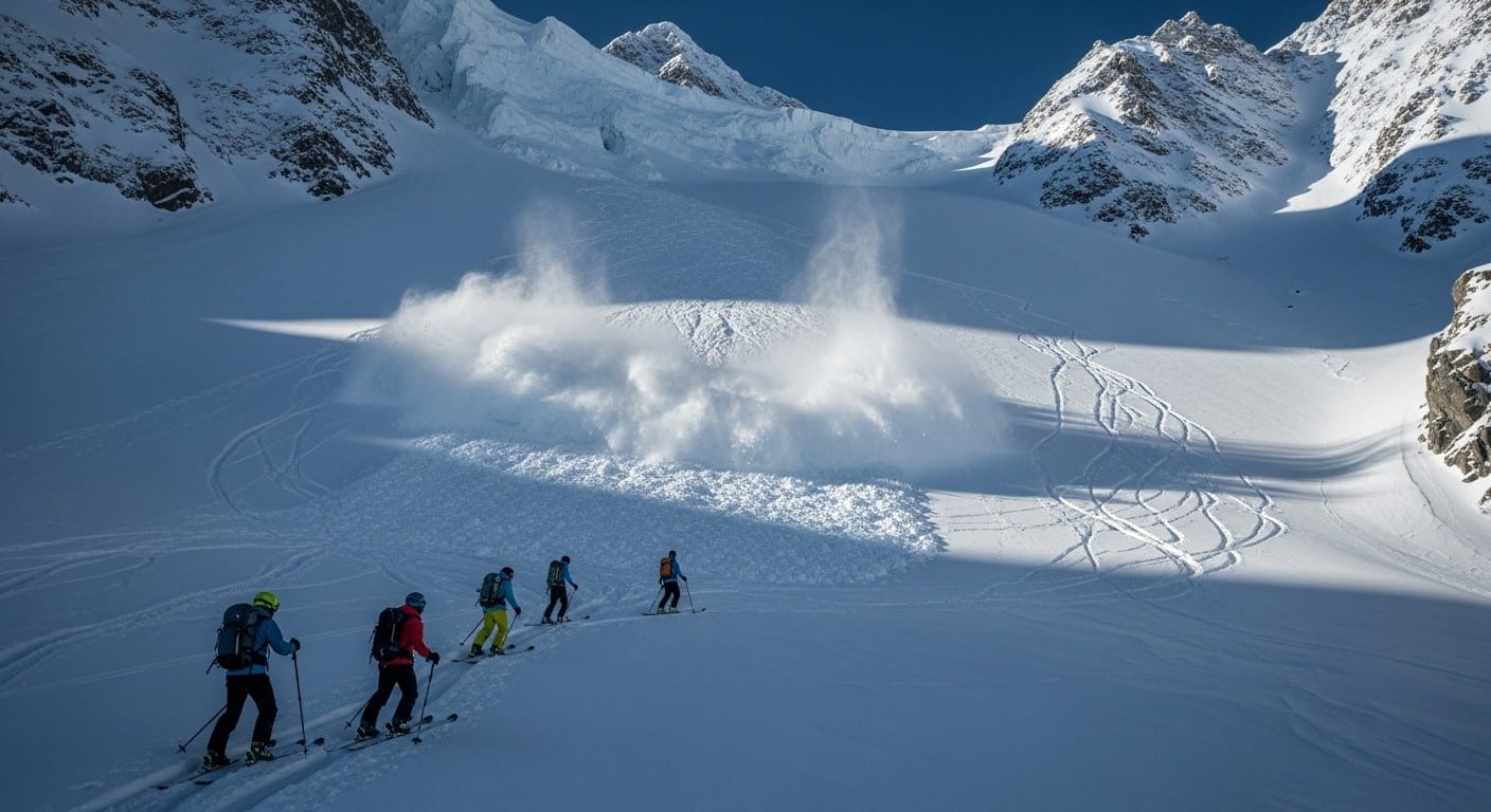 Neige précoce et risque avalanche très élevé dans les Alpes dès fin novembre 2025. Niveau 4/5 dans la plupart des massifs du Nord. Ce que ça change pour les skieurs, randonneurs et stations.