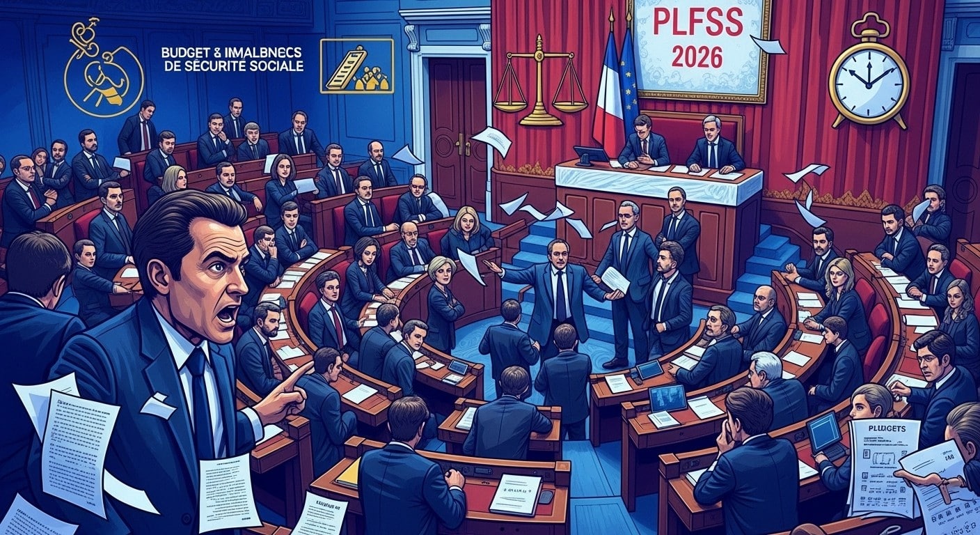 Découvrez pourquoi le RN votera contre le PLFSS 2026 malgré la suspension des retraites. Analyse approfondie des débats, taxes et stratégies parlementaires.
