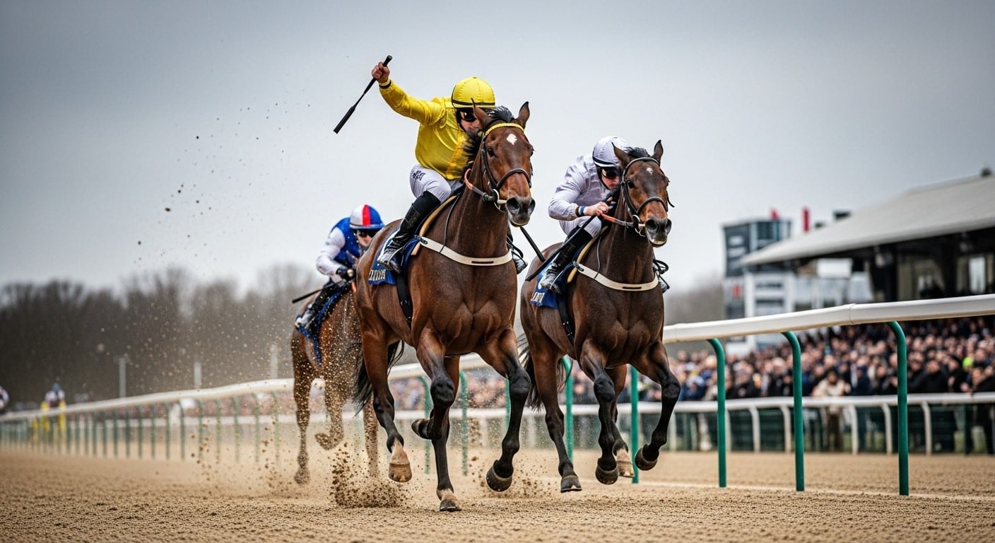 Découvrez comment Rock Blanc, à 8 ans, remporte le Quinté à Chantilly sur PSF. Analyse complète de la course, performances et secrets d'un champion durable.