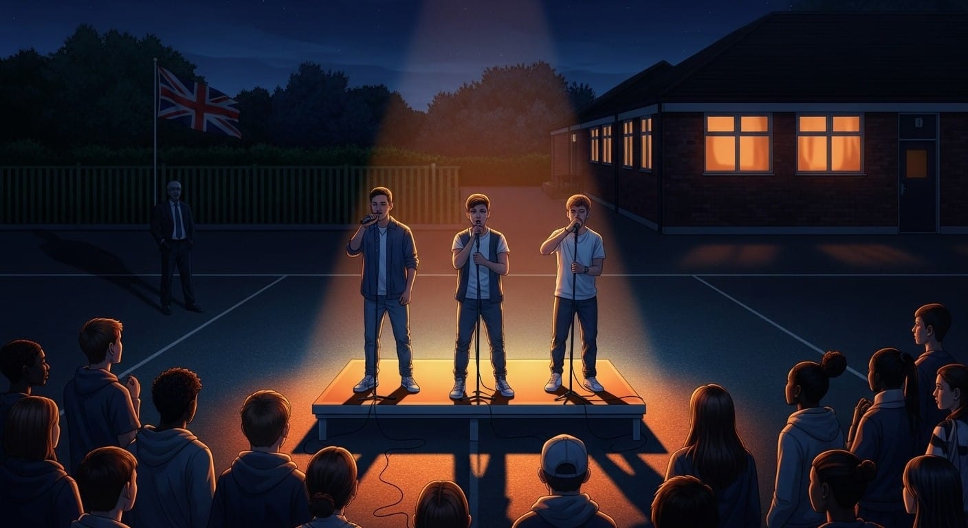 En 2016, le gouvernement britannique a secrètement financé un boys band pour chanter contre la radicalisation dans les quartiers musulmans. Une opération aussi insolite qu’opaque, révélée neuf ans plus tard.