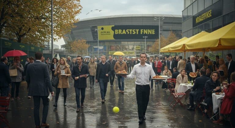 Rush dans les Restos à La Défense Grâce au Tennis