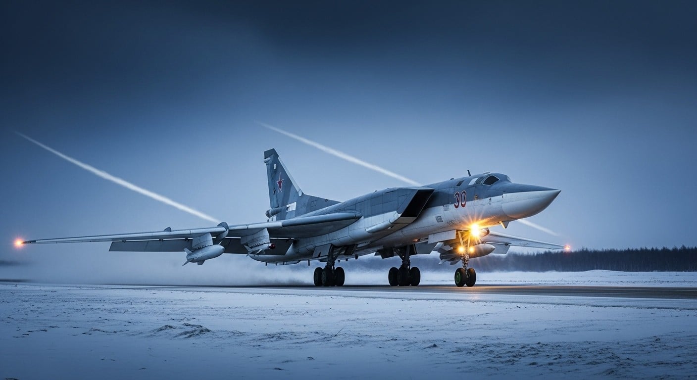 La Russie redéploie massivement ses bombardiers Tu-22M3 capables de tirer des missiles Kinjal. Une frappe massive se prépare-t-elle vraiment ? Décryptage complet.