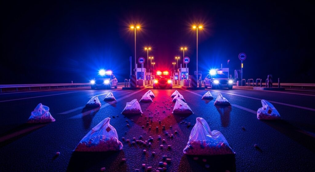 Saisie Record : 241 kg d&rsquo;Ecstasy Interceptés sur l&rsquo;A1