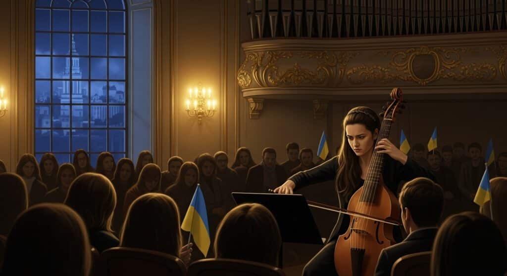 Salomé Gasselin : La Viole de gambe française résonne à Kiev